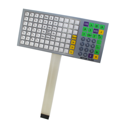 New compatible Keyboard membrane keypad (square) for Mettler Tol